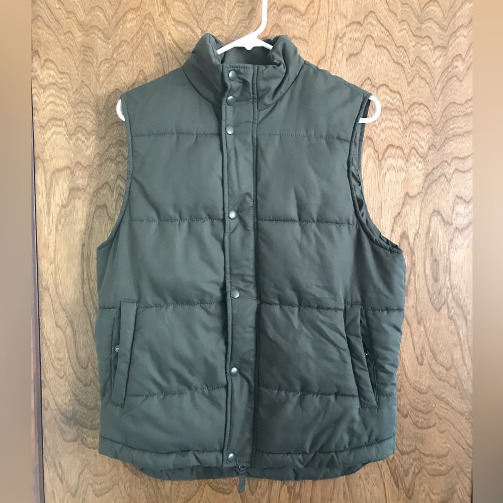 St John’s Bay Olive Green Puffer Vest